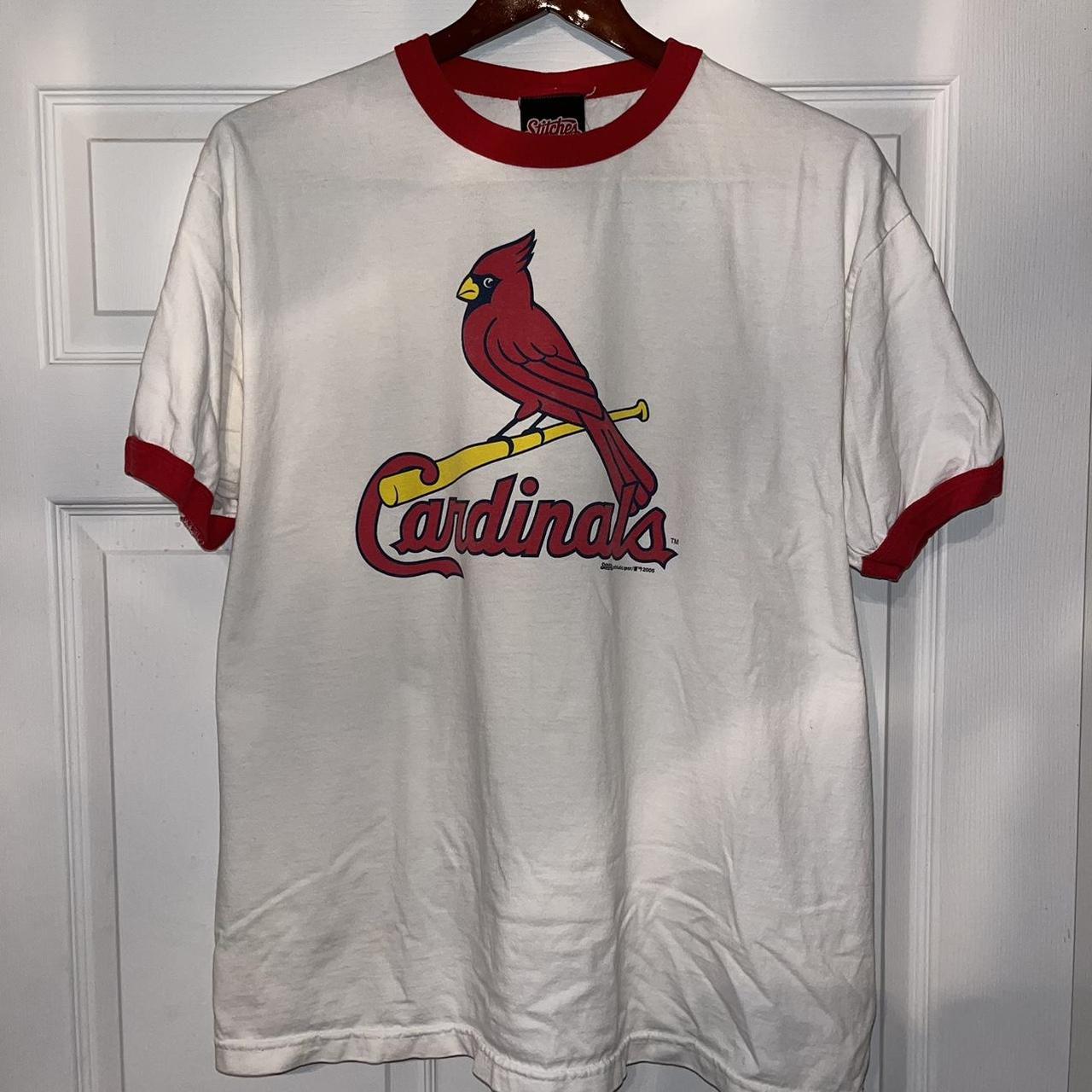 Vintage 80's STL Cardinals Polo Shirt Size men's - Depop