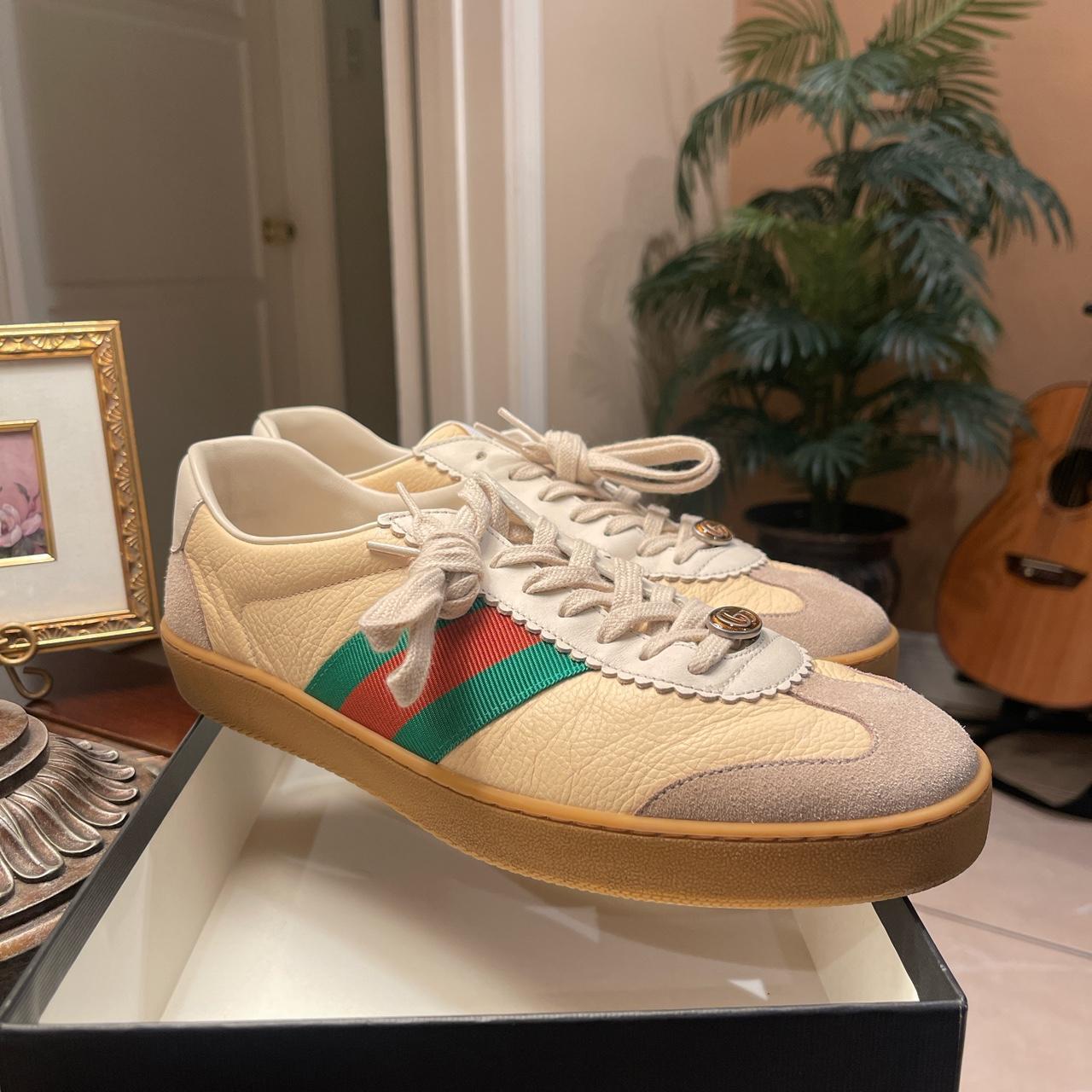 Authentic Gucci shoes purchased in 2018 Suede &... Depop