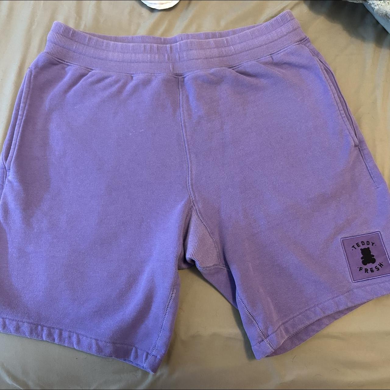 Teddy Fresh Men's Purple Shorts | Depop