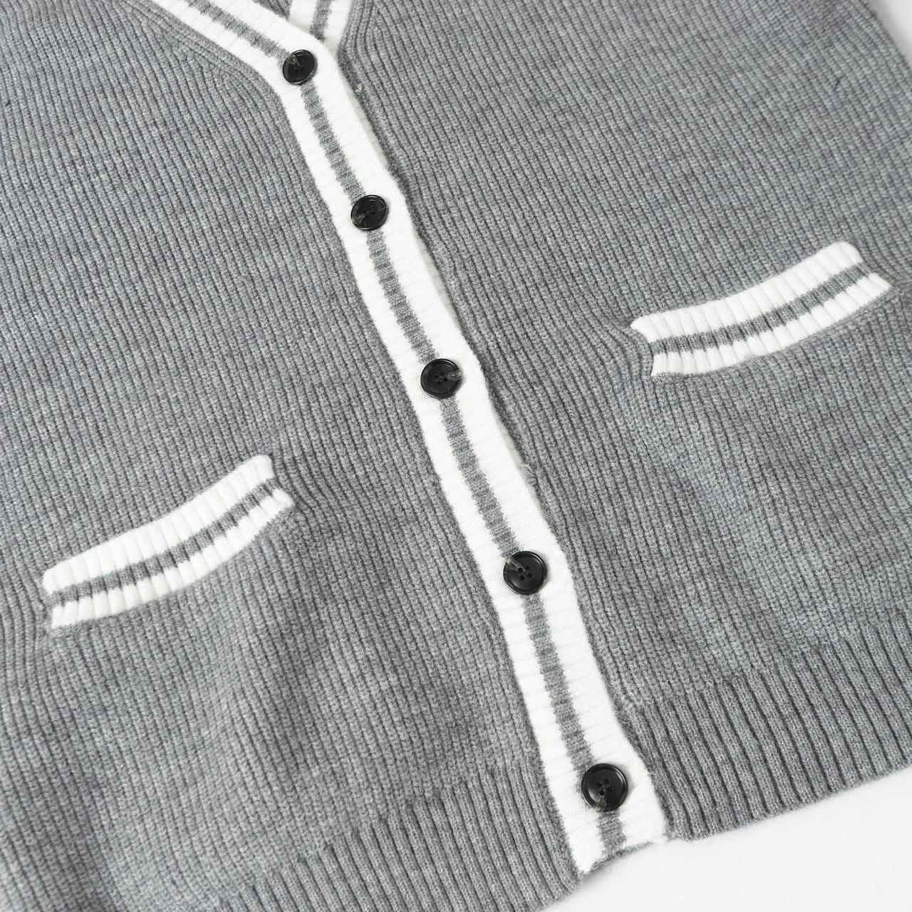 Miu Miu Women's Cardigan - Grey - L – Miu Miu Gre… - image 7