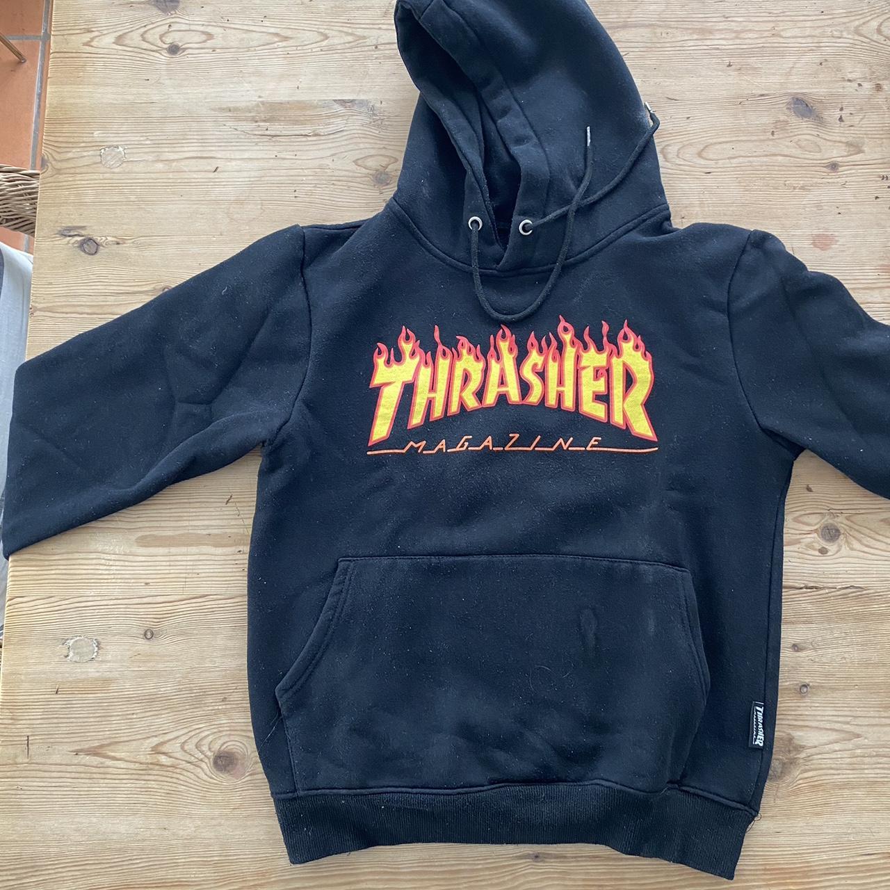 Small size Thrasher Hoodie bought in San Francisco... - Depop
