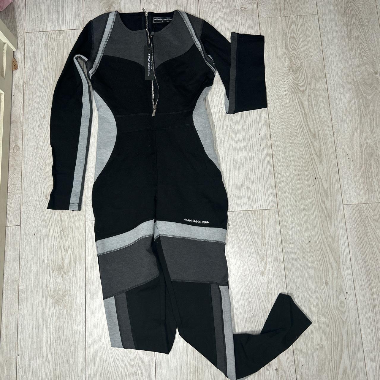 MANIERE DE VOIR (MDV) colour block jumpsuit size... - Depop