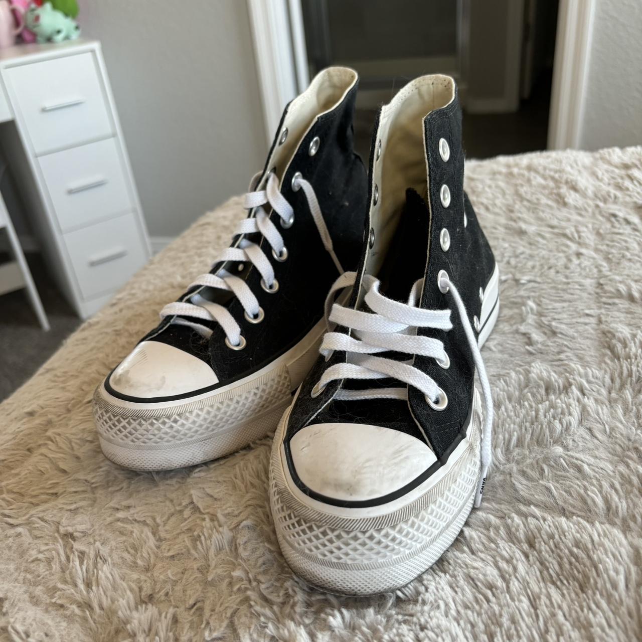 Black converse size 4 best sale