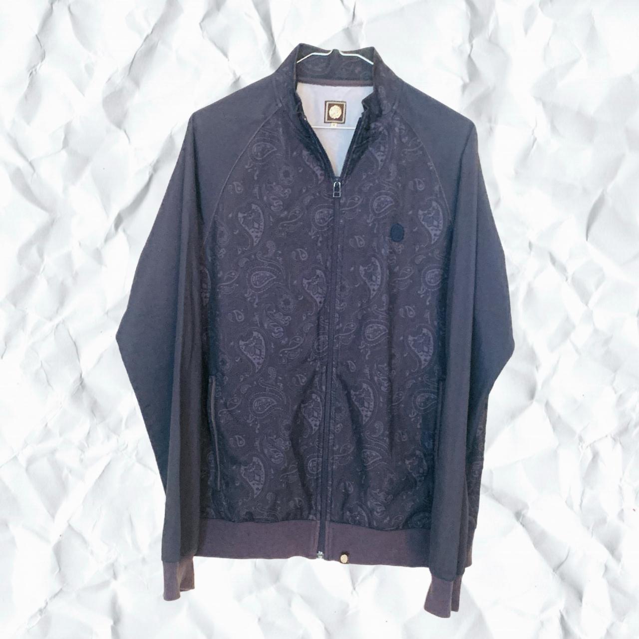 Pretty green paisley online track top