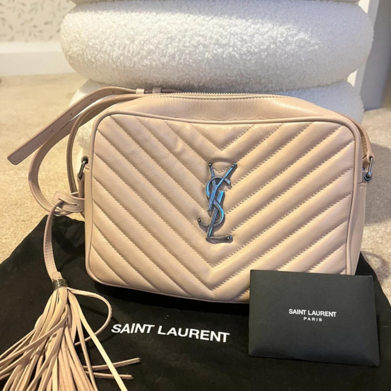 Ysl lou camera hot sale bag nude