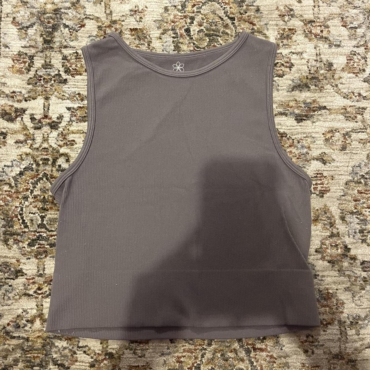 Aura ribbed tank top, super cute and sorry for the... - Depop