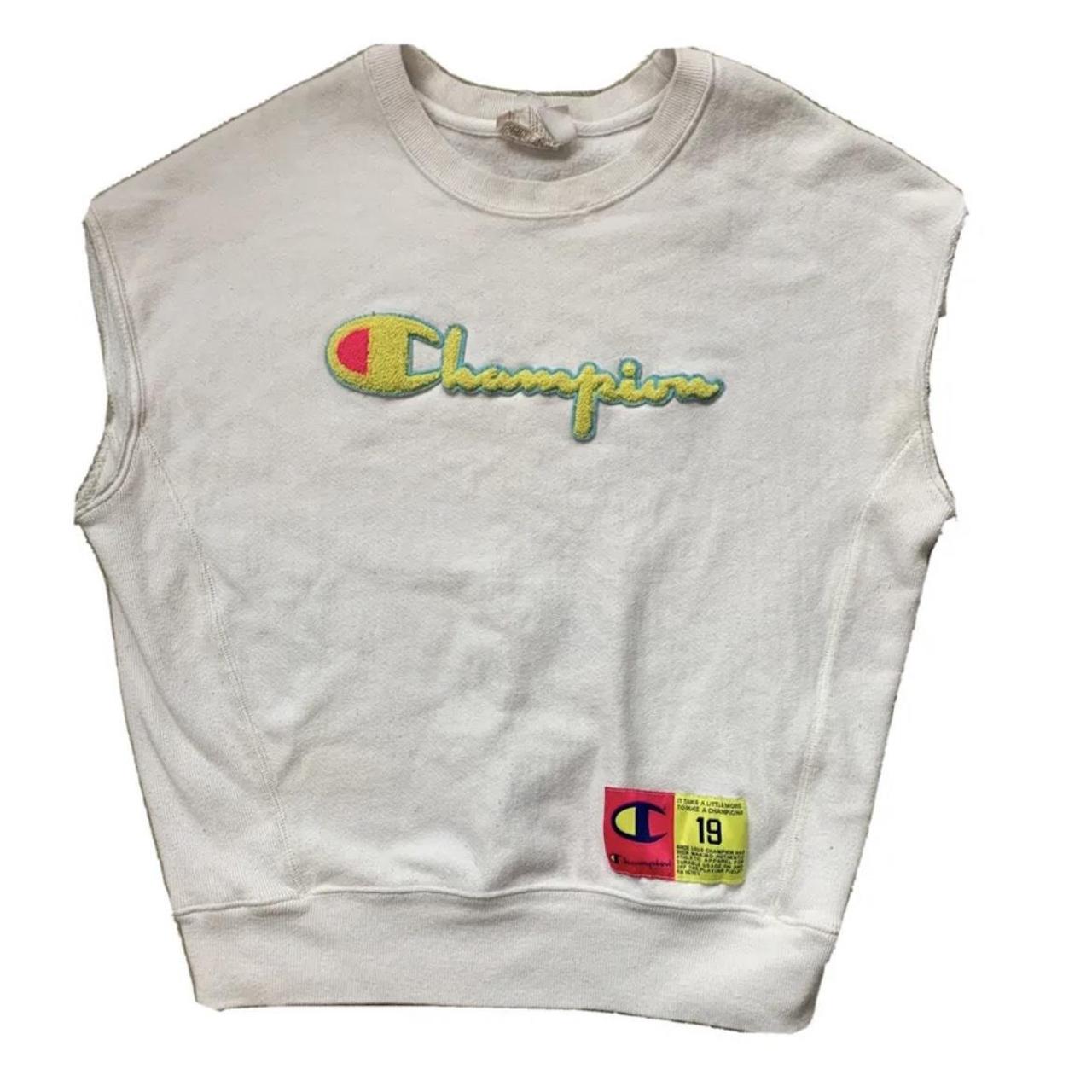 Champion sweater clearance light pink yellow