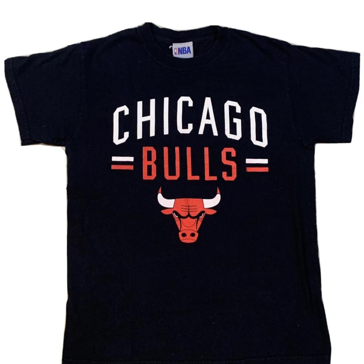 Chicago Bulls NBA T-shirt, black, red and white