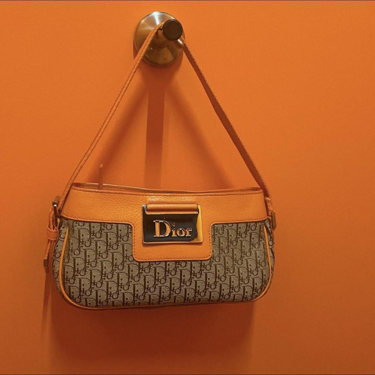 Dior monogram brown/orange shoulder bag, this is... Depop