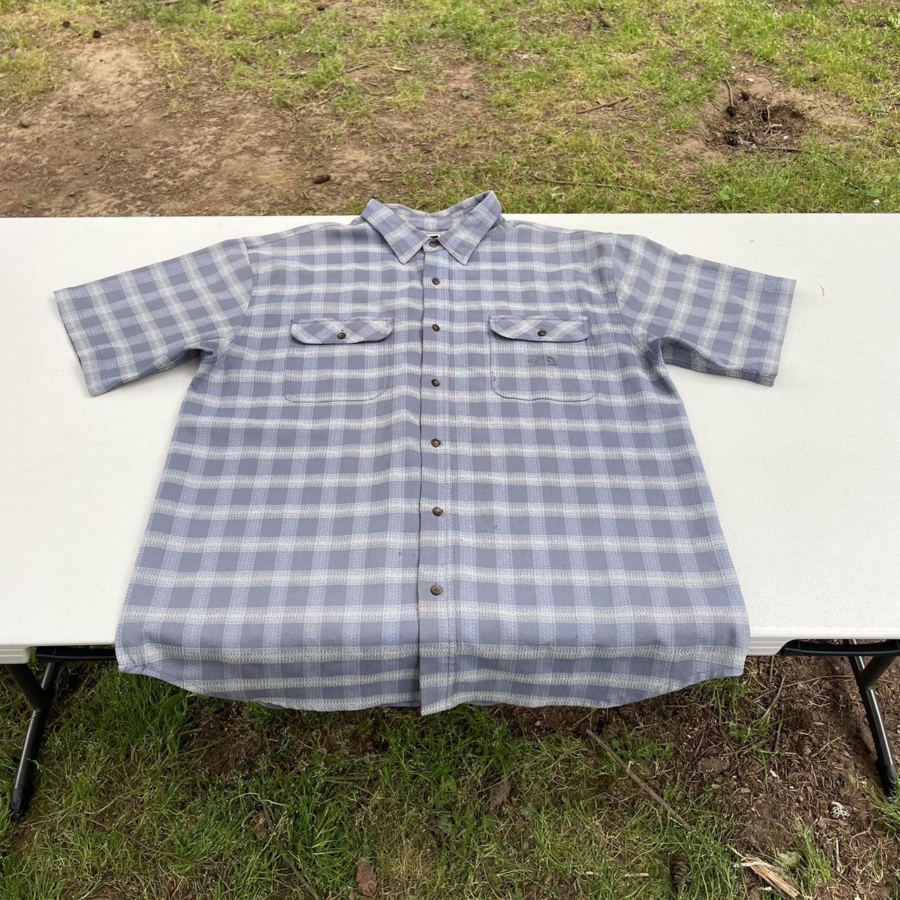 North face button sale down short sleeve