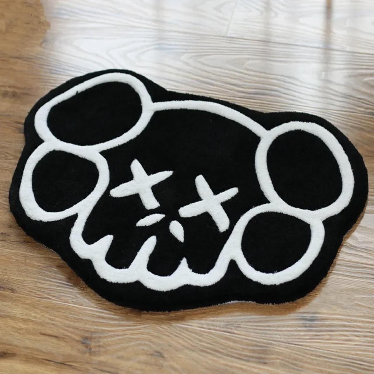 Kaws Signature Rug 💀 🌬️80x57cm Standard Size 🌬️FREE... - Depop