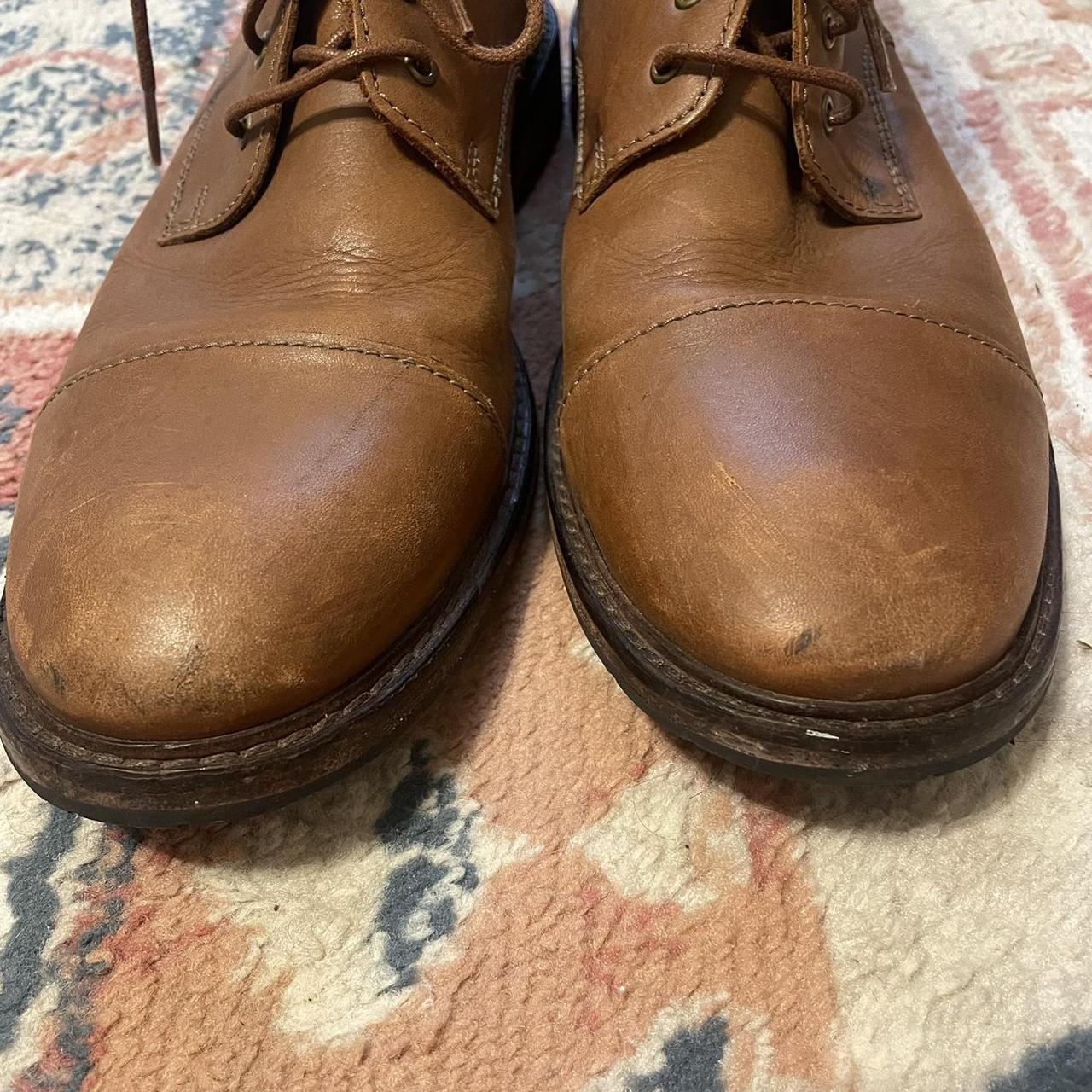 clarkdale hill dark tan leather