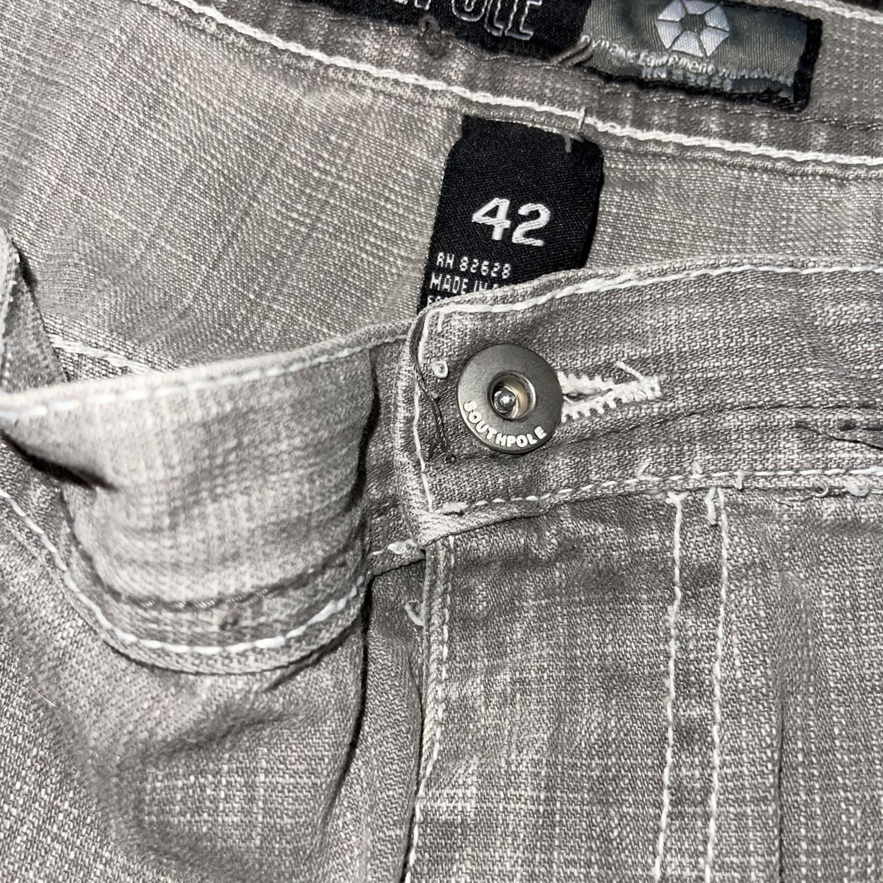 Vintage rare grey Southpole baggy Jeans Size - 42”... - Depop