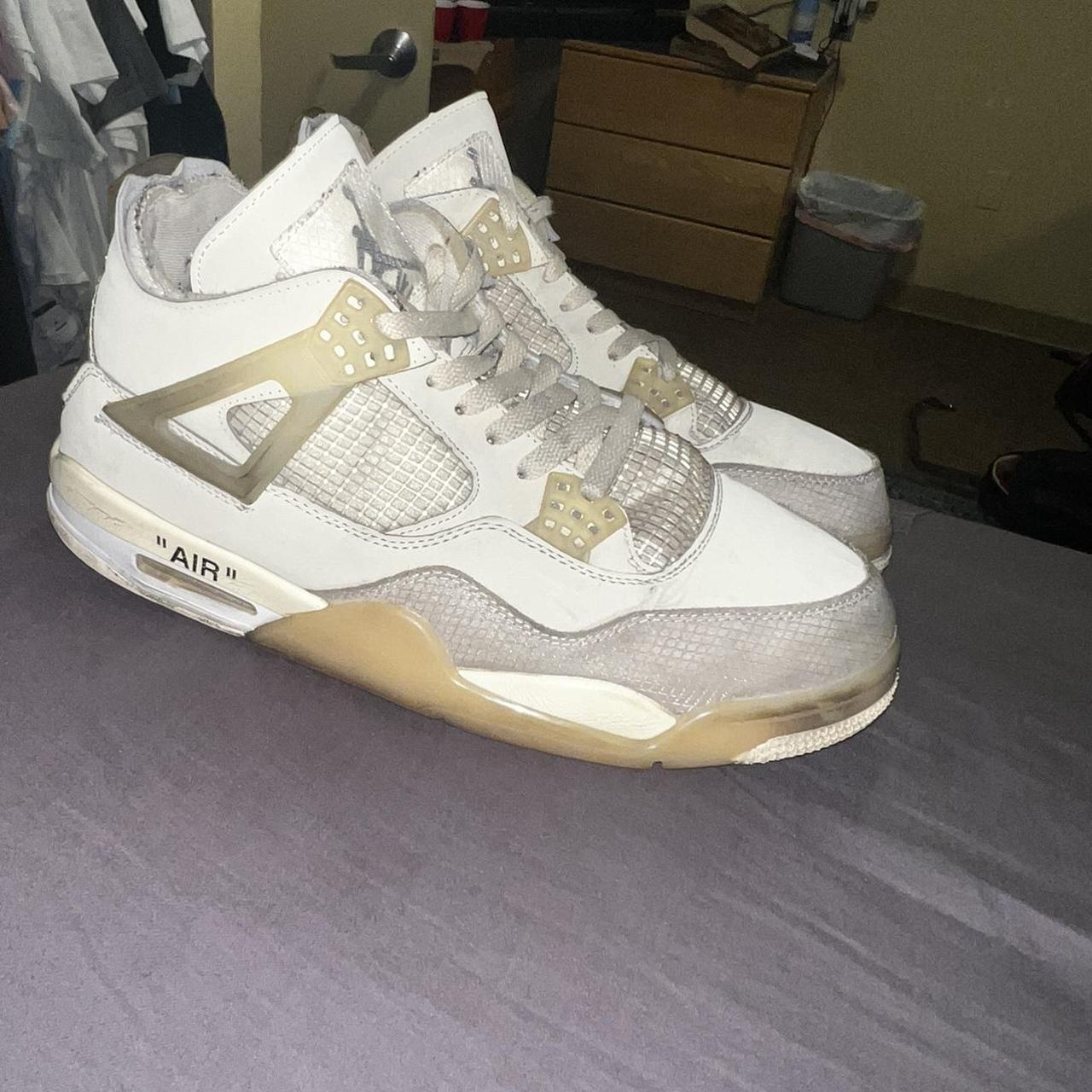 Off White x Jordan 4s—woman’s Mens 12,