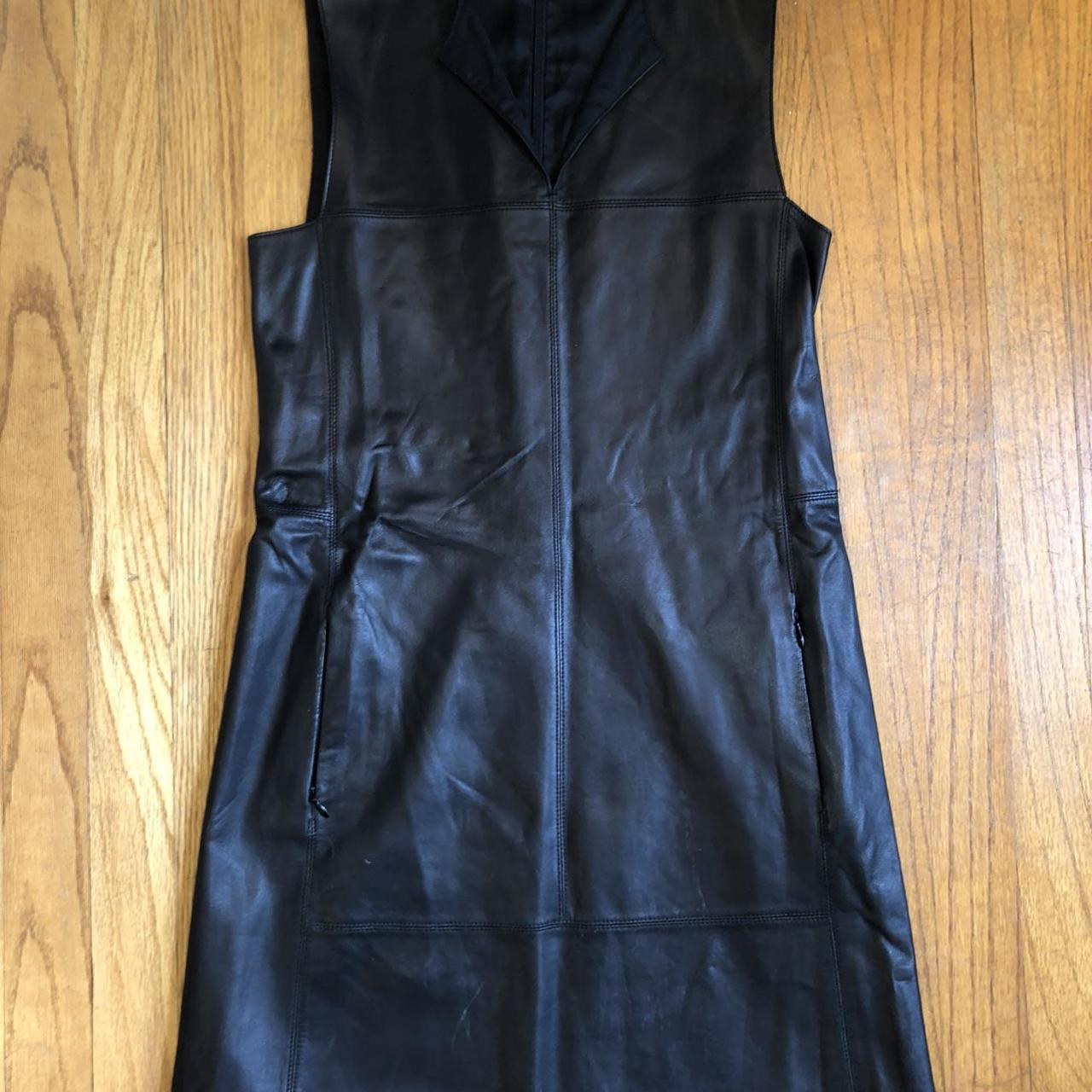 Elie Tahari Leather Dress