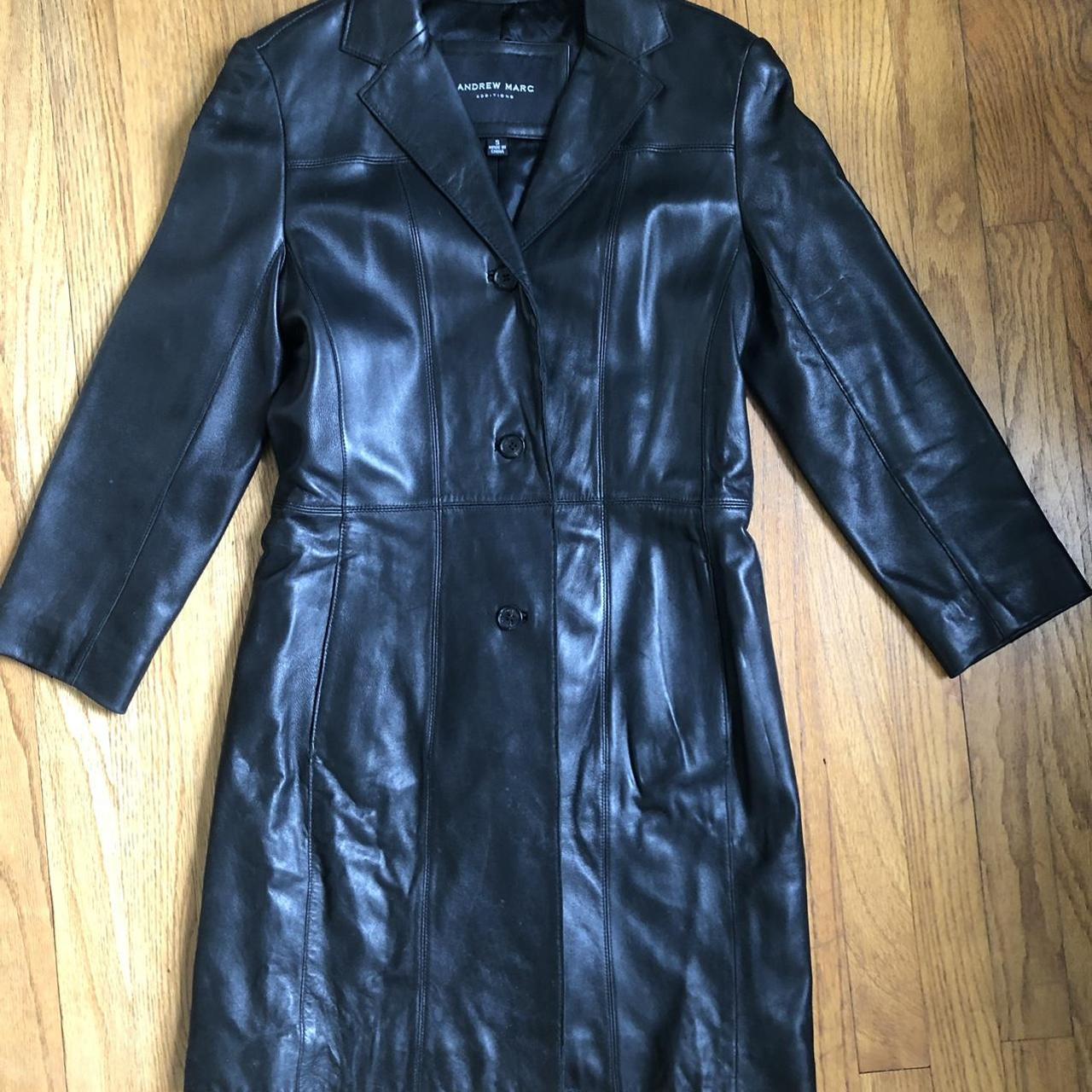 Andrew marc trench on sale coat