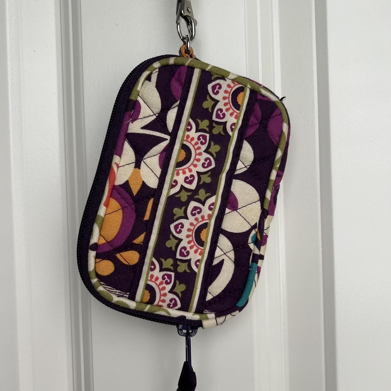 Vera bradley purple on sale wristlet