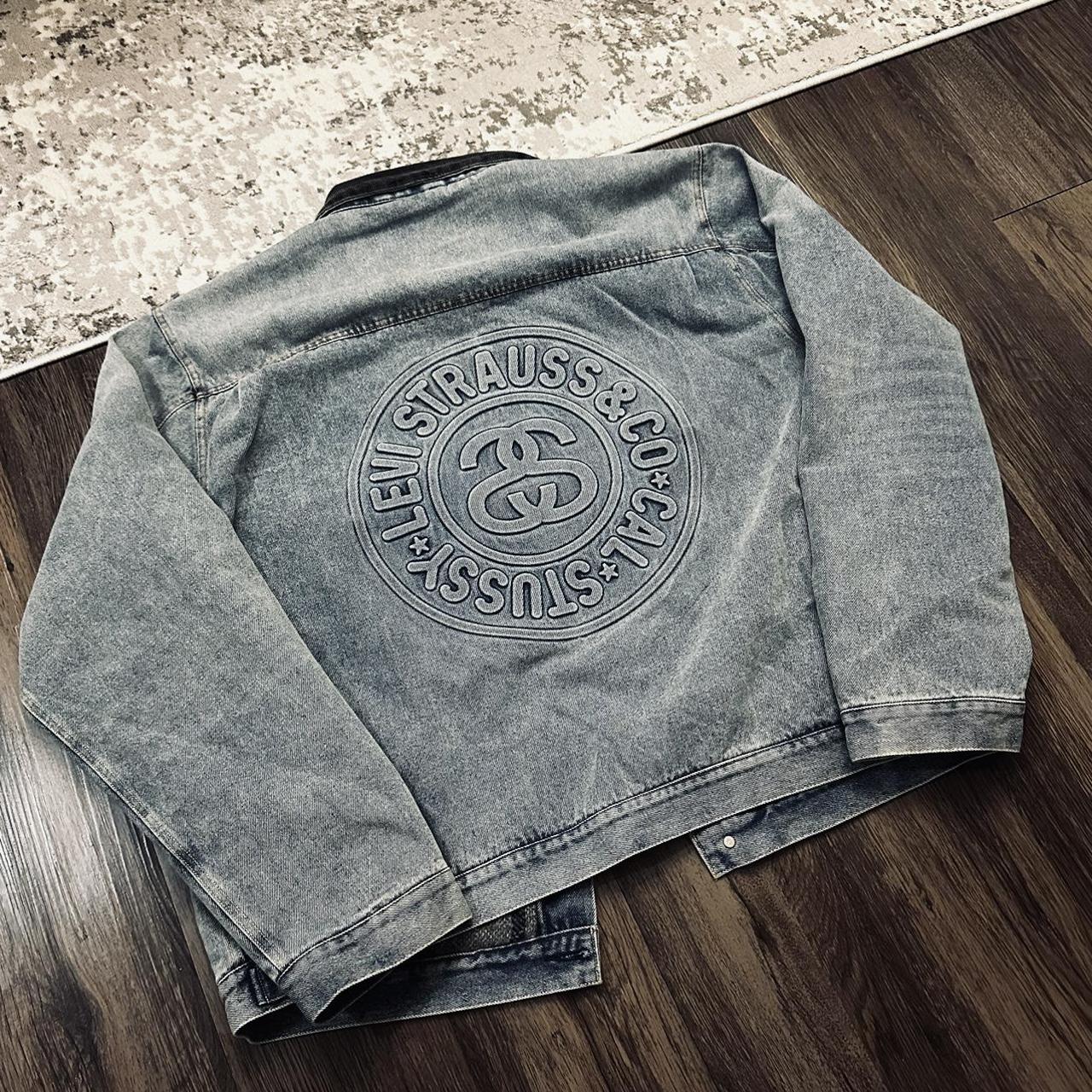 Stussy Levis denim jacket Stussy collaboration with... - Depop