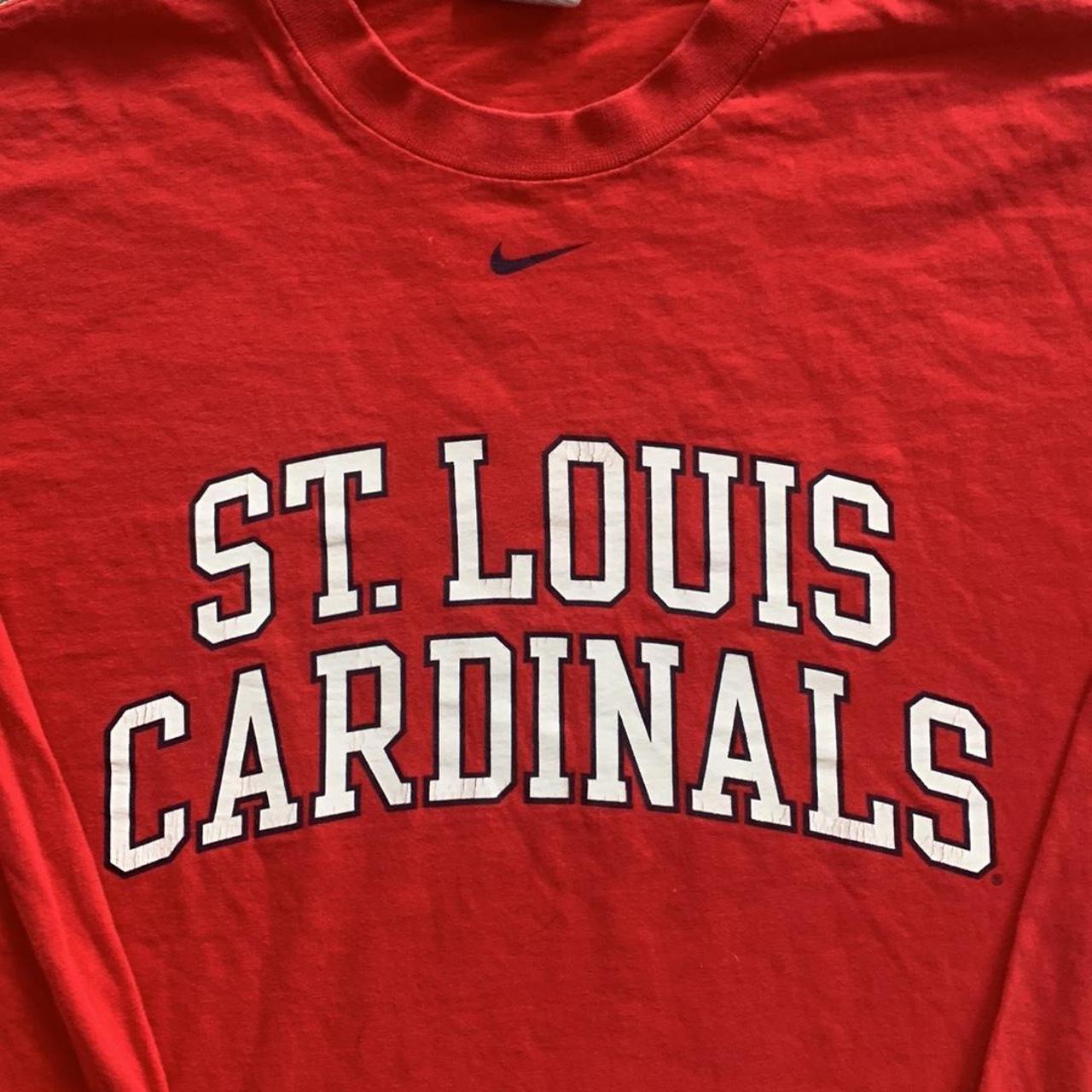 Vintage Y2K Nike Center Swoosh St. Louis Cardinals - Depop