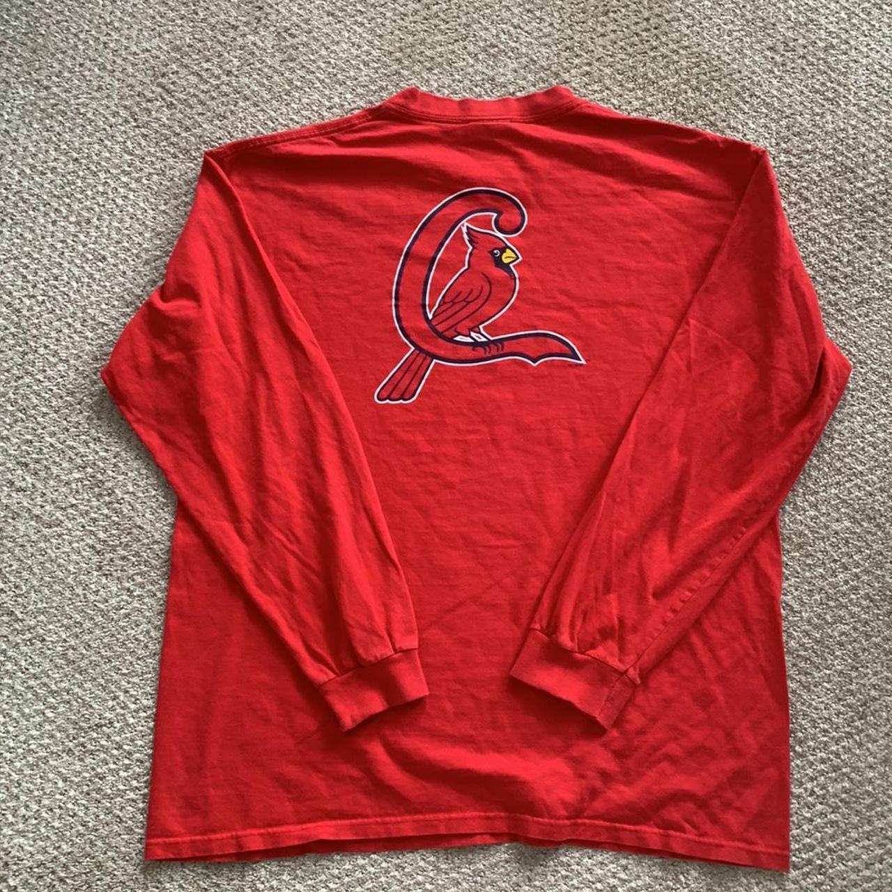 00s Nike St.Louis Cardinals Logo Tee Tagged XL on - Depop