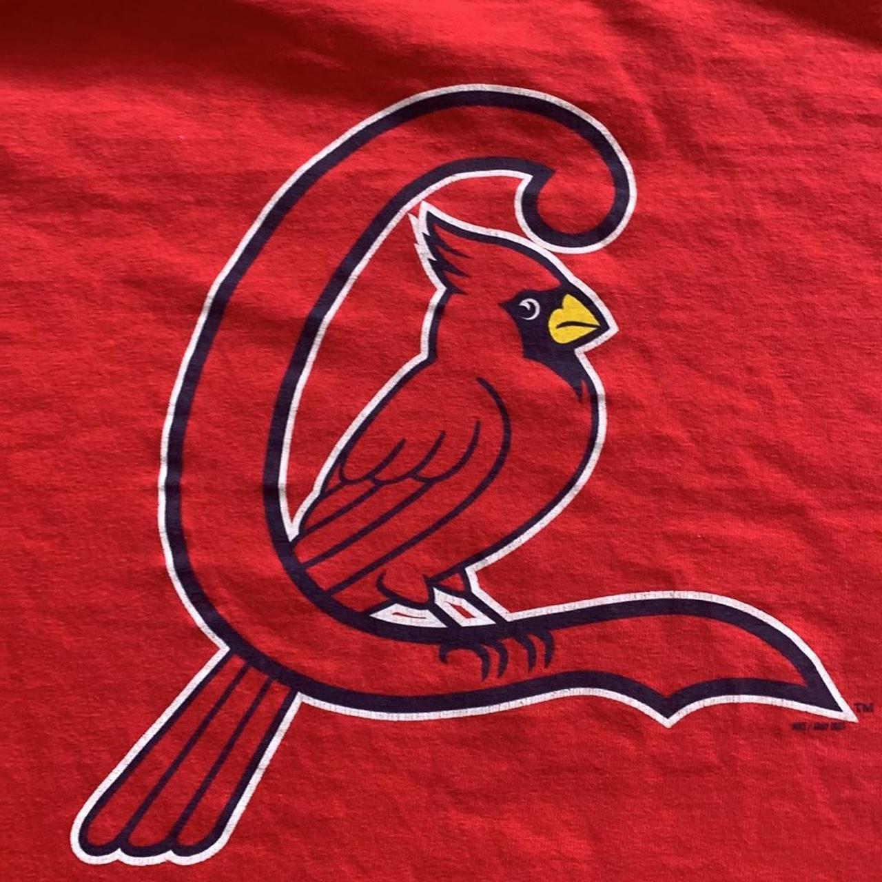 00s Nike St.Louis Cardinals Logo Tee Tagged XL on - Depop