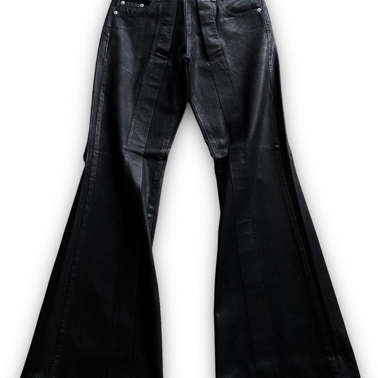パンツ rangercartel wax flared denim black wax flared denim – ranger