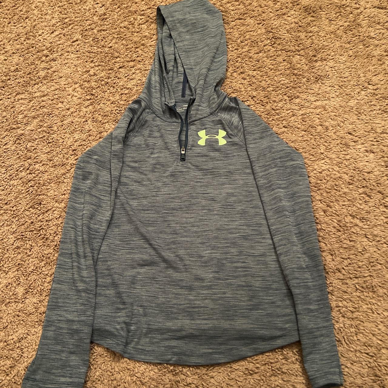 Grey Under Armor lightweight sweater - Depop