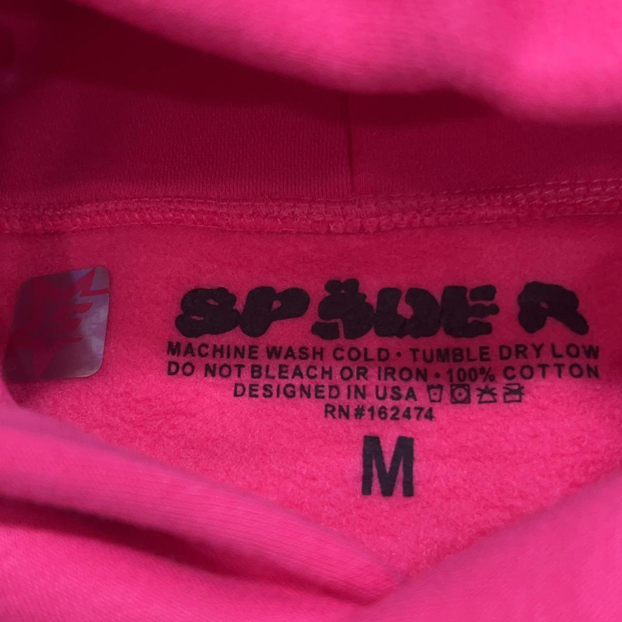 Pink Punk SP5DER MEDIUM i have receipt - Depop