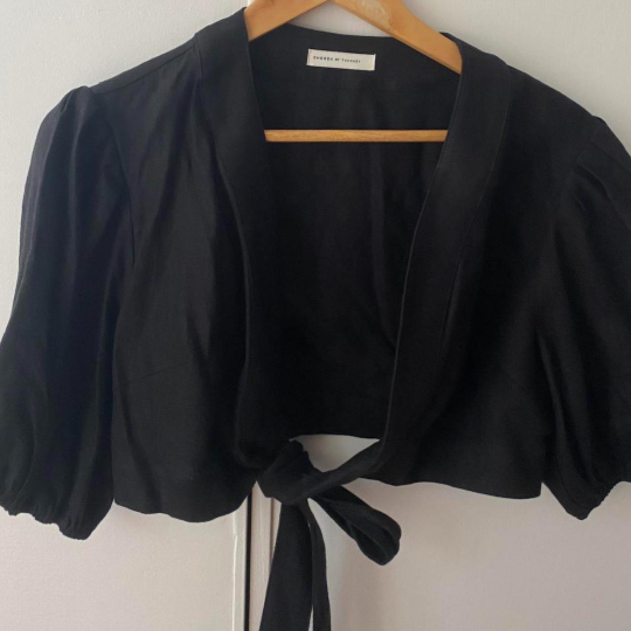 CHOSEN BY TUCHUZY TOP. XS Black RRP $189 Chosen By... - Depop