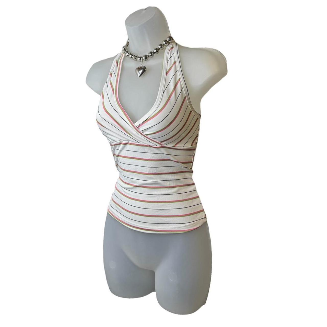 2000s 579 Halter Top, ❀ No size tag, fits medium...