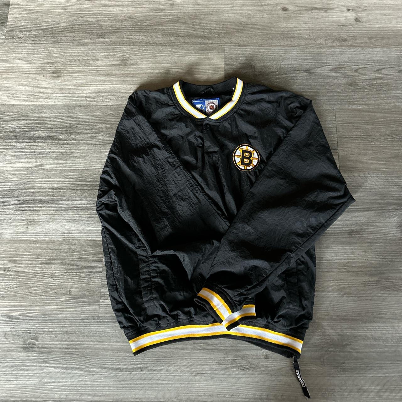 Boston Bruins Vintage Starter Jacket Size XL Youth... Depop