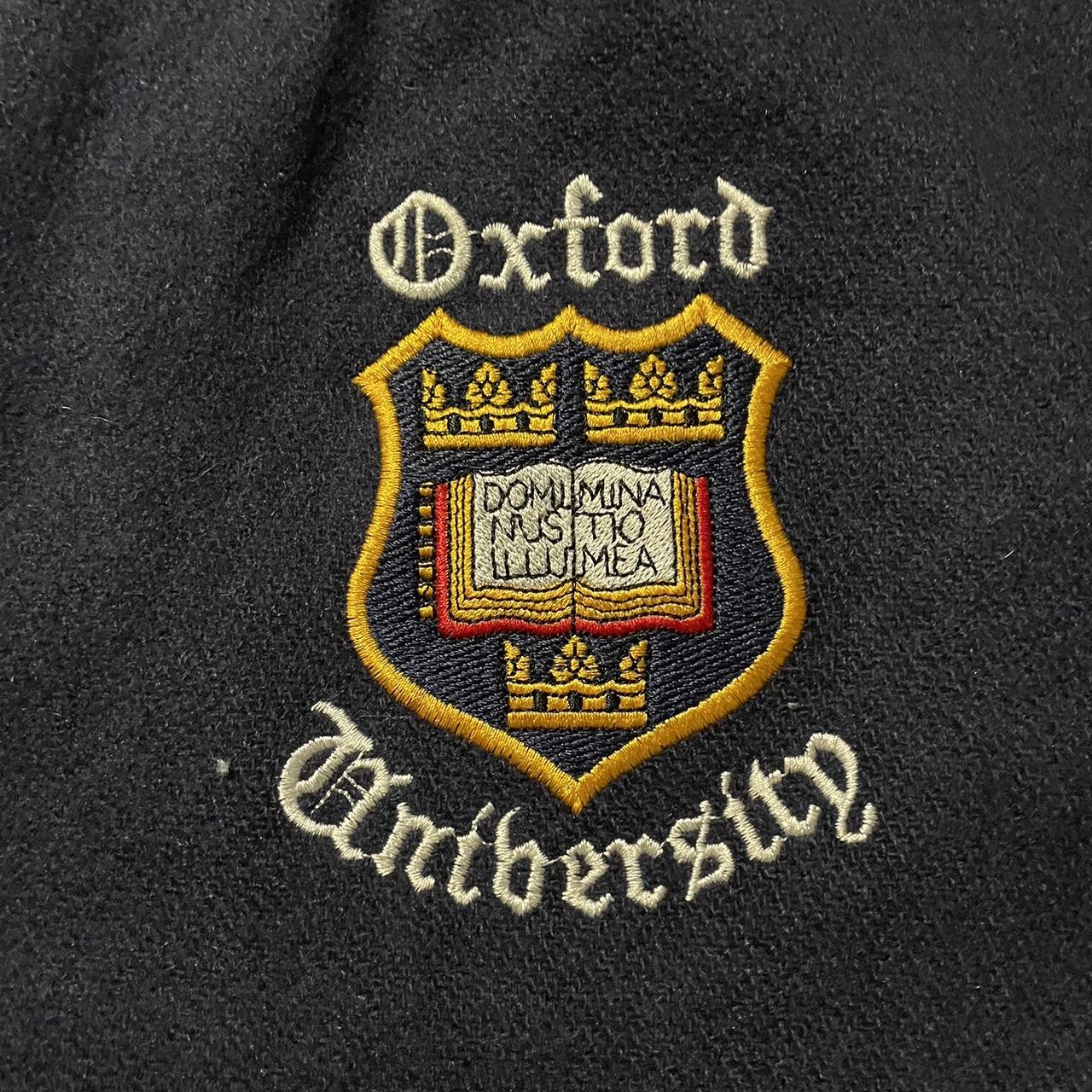 Vintage Oxford University Varsity Jacket Size... Depop