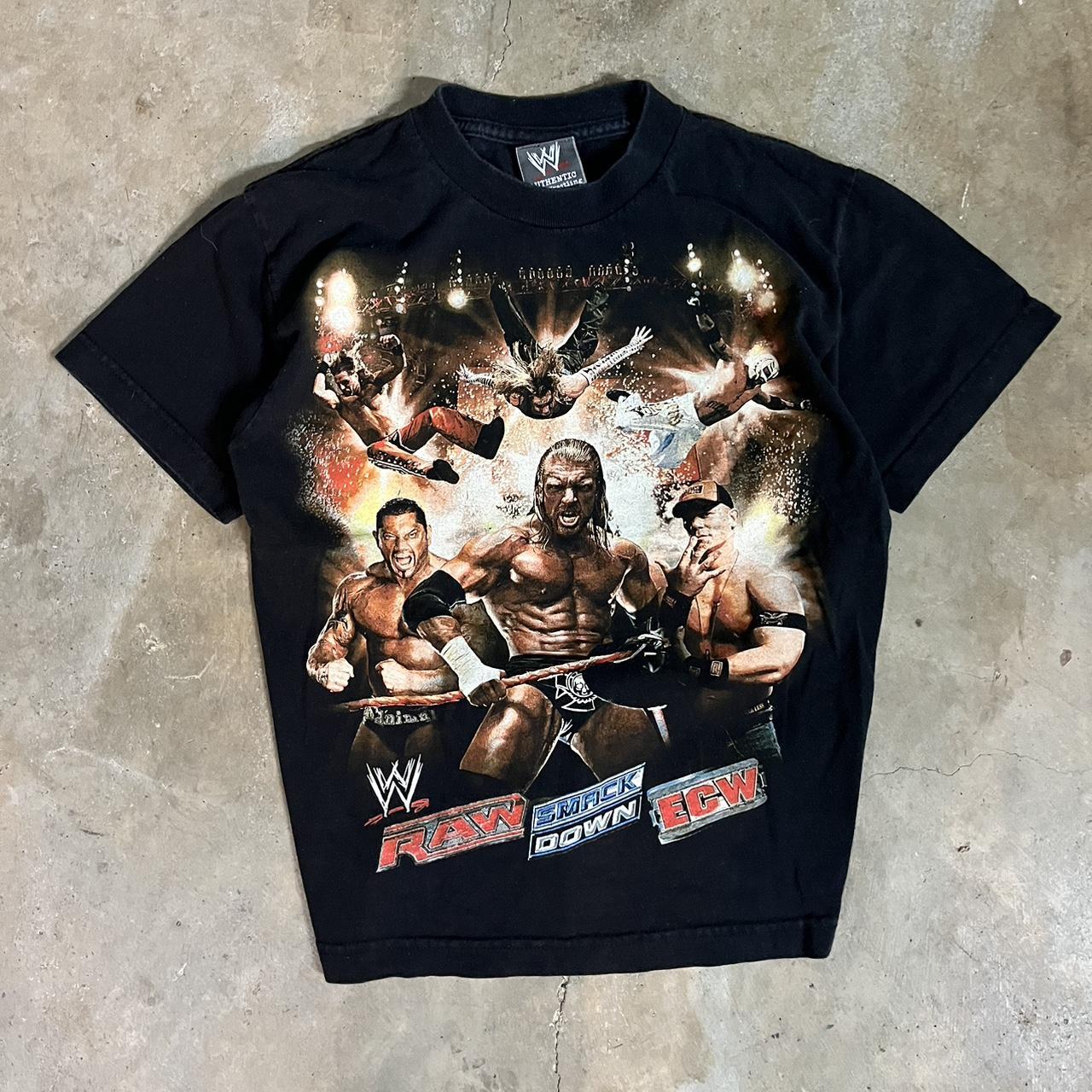 Vintage kids size M WWE tee shirt - Depop