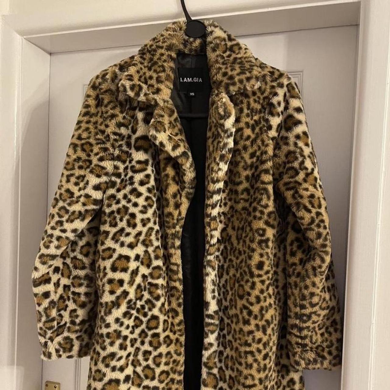 I.AM.GIA leopard print faux fur coat I.AM.GIA