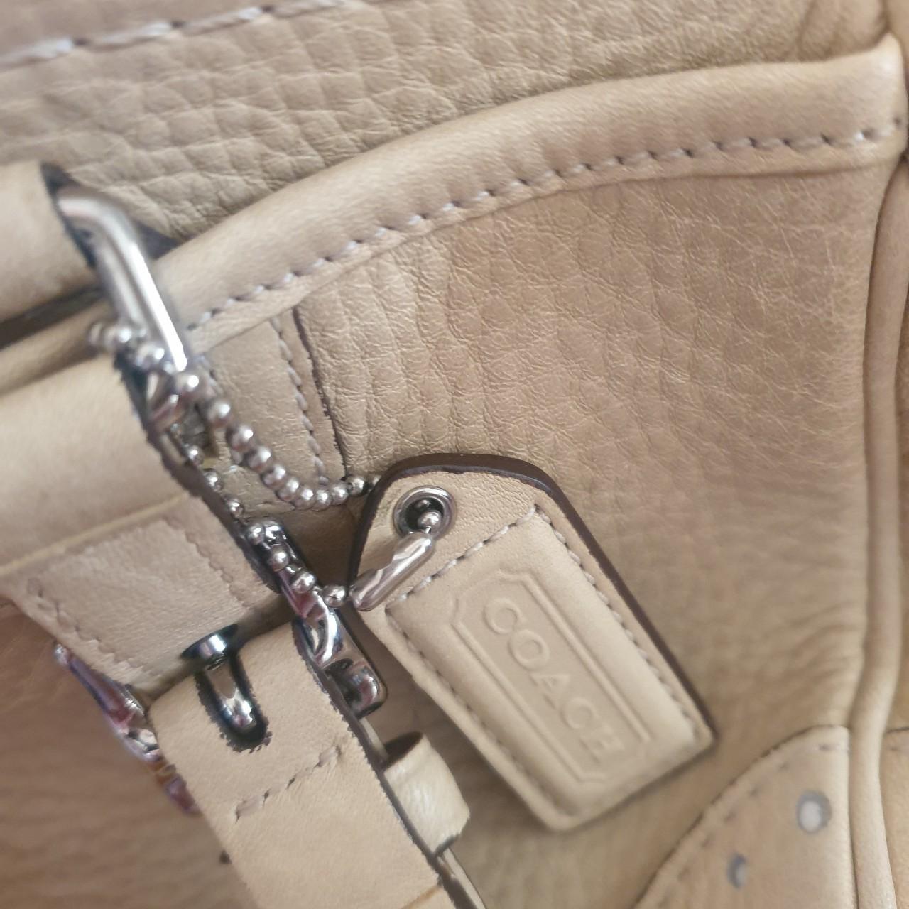 Coach Hampton bag Pebble leather Sand... - Depop