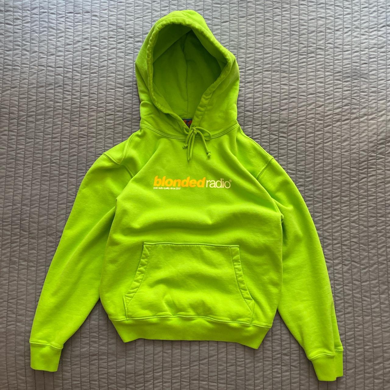 Green discount blonded hoodie