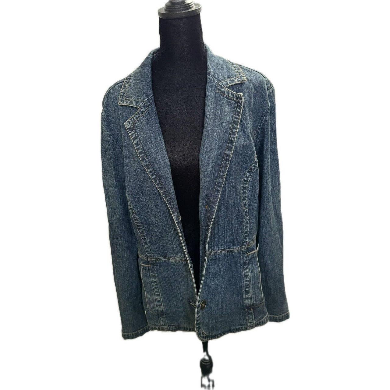 St john's bay denim on sale jacket