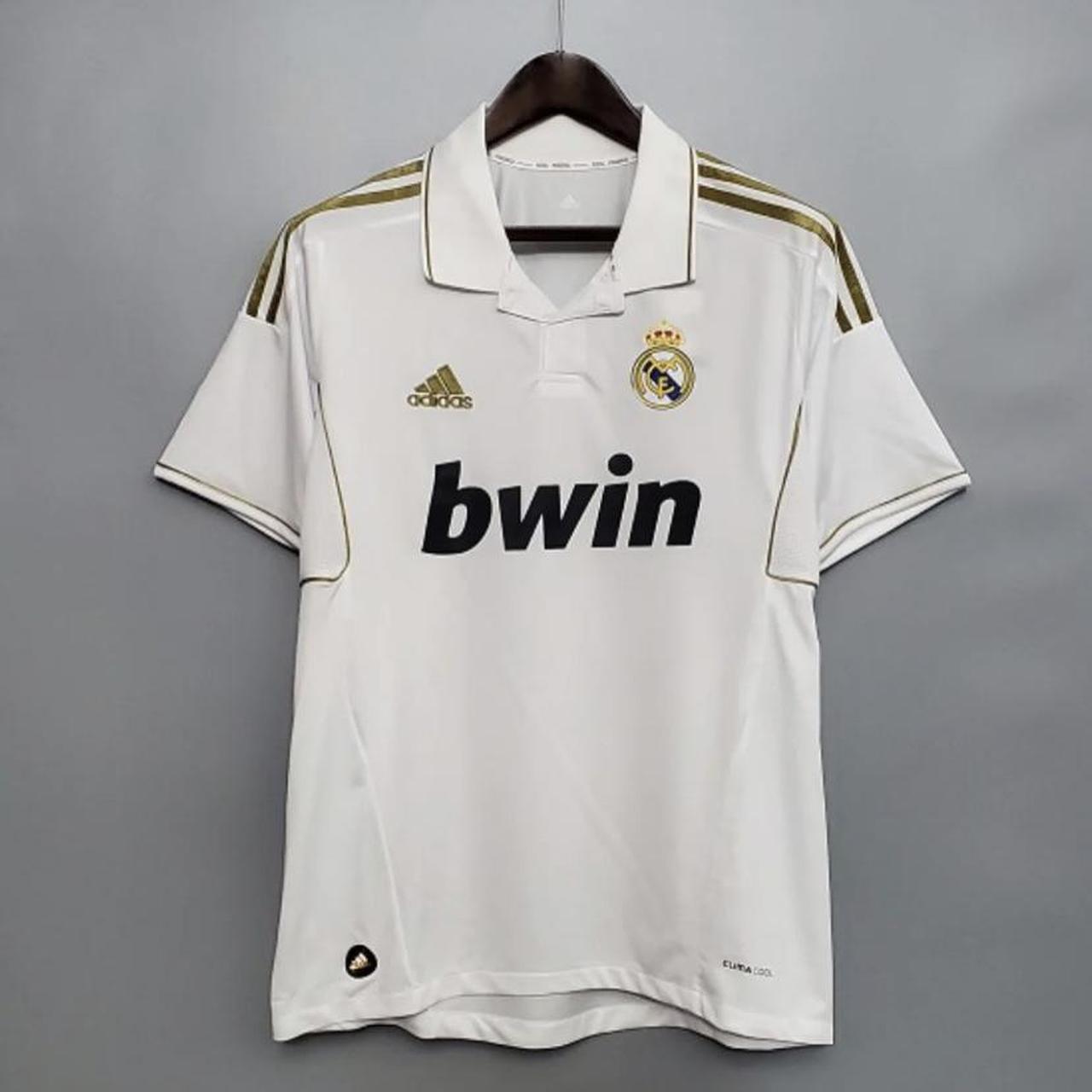 Real Madrid Home Retro Jersey (Message me to add... - Depop