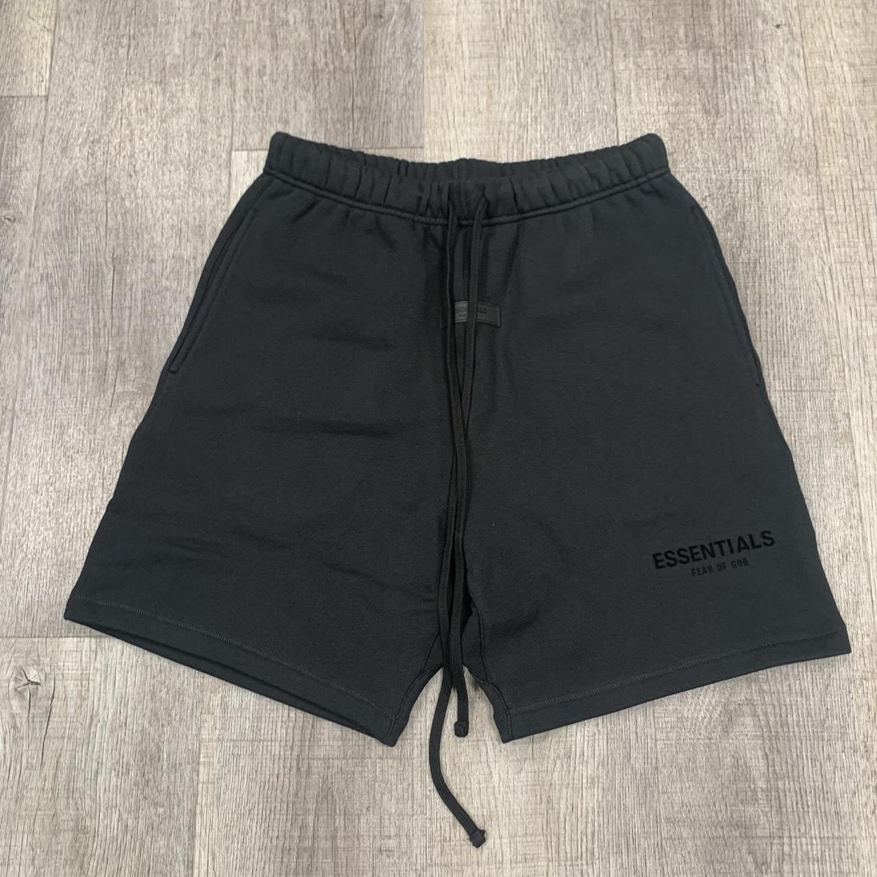 Fear of God Men's Black Shorts | Depop