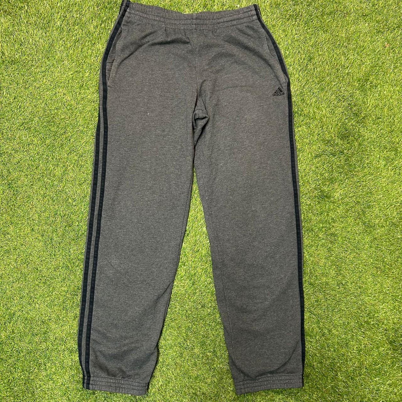 MENS GREY ADIDAS SWEATPANTS Size Medium Good... Depop