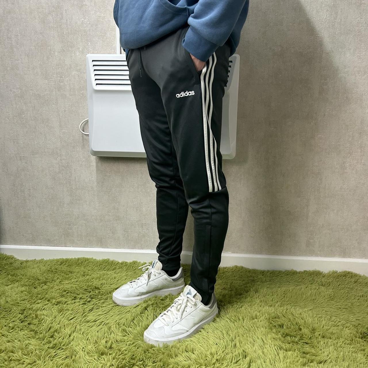 Grey adidas tracksuit bottoms womens sale