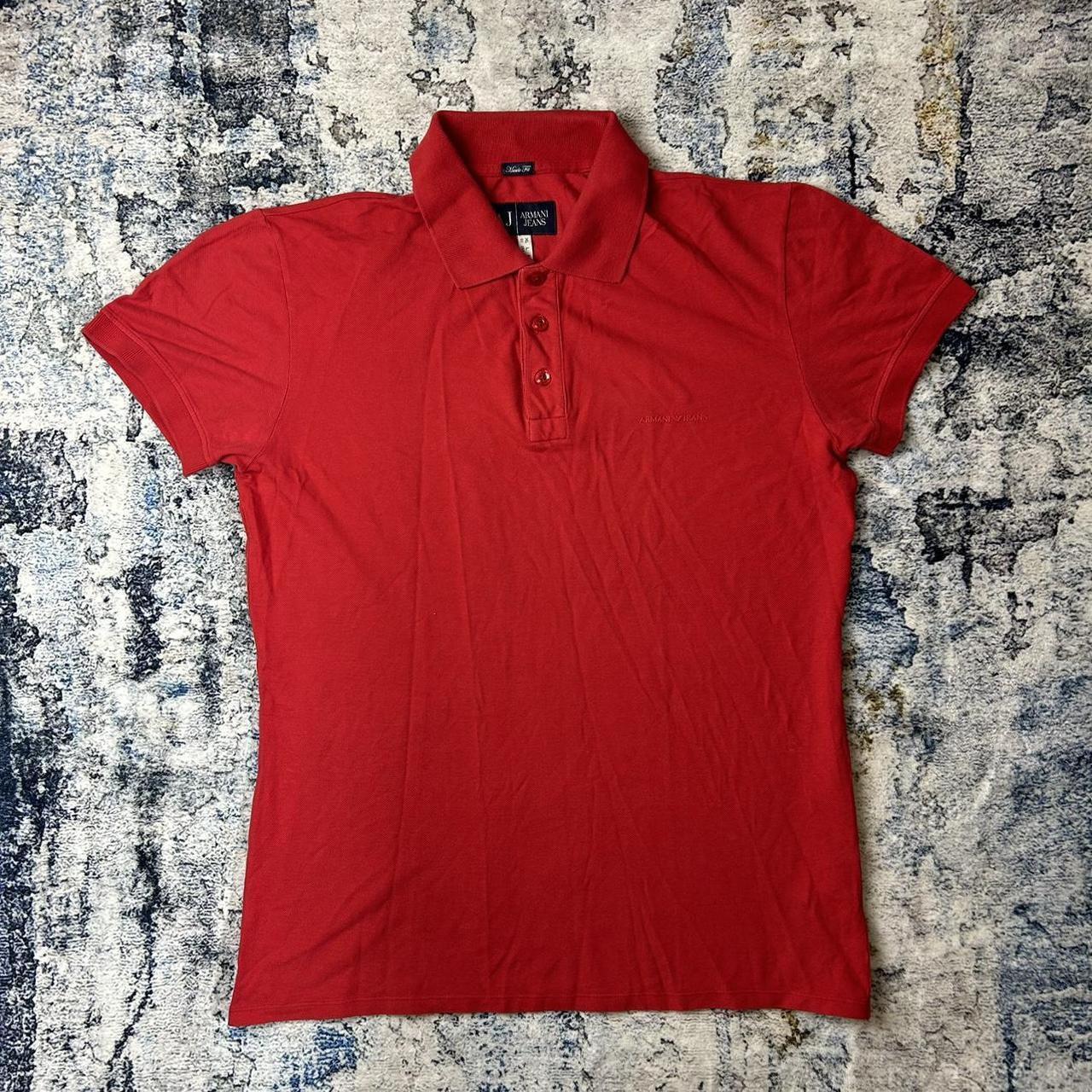 Armani jeans polo shirt muscle fit hotsell