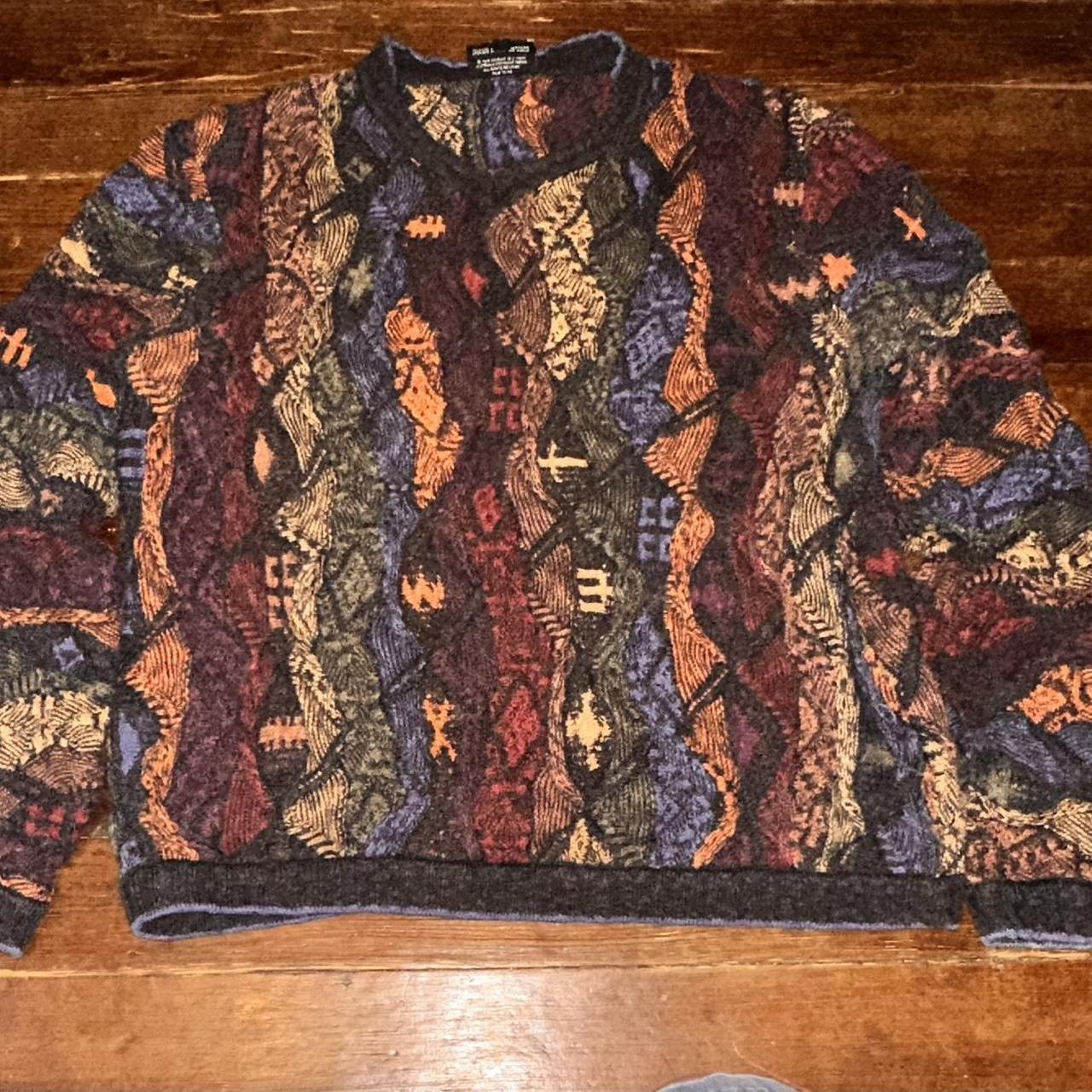 Coogi Men's Sweater - Multi - L – RARE Authentic … - image 1