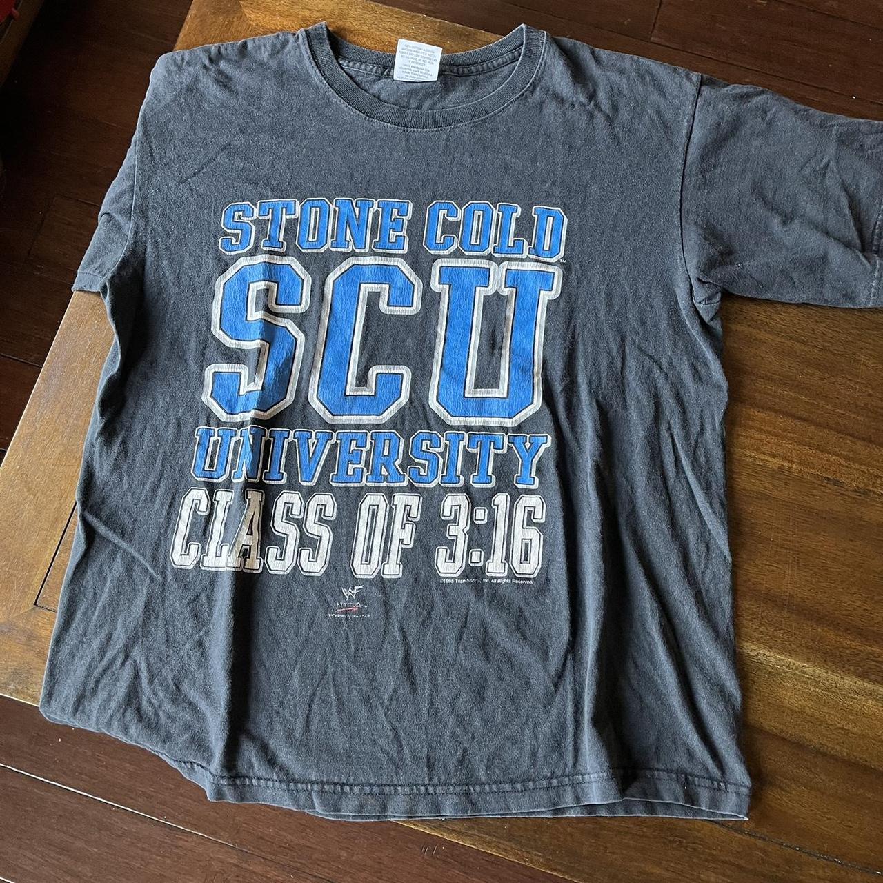 Stone Cold Steve Austin Class of 3:16 SCU T-shirt S 