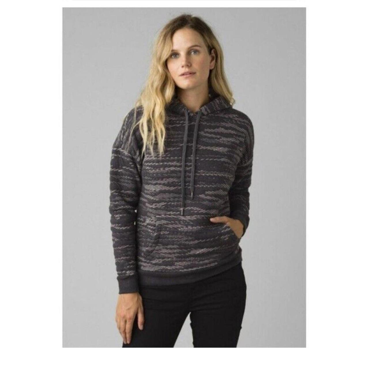 prAna Womens XL Carin Hoodie Magnet Grey Depop