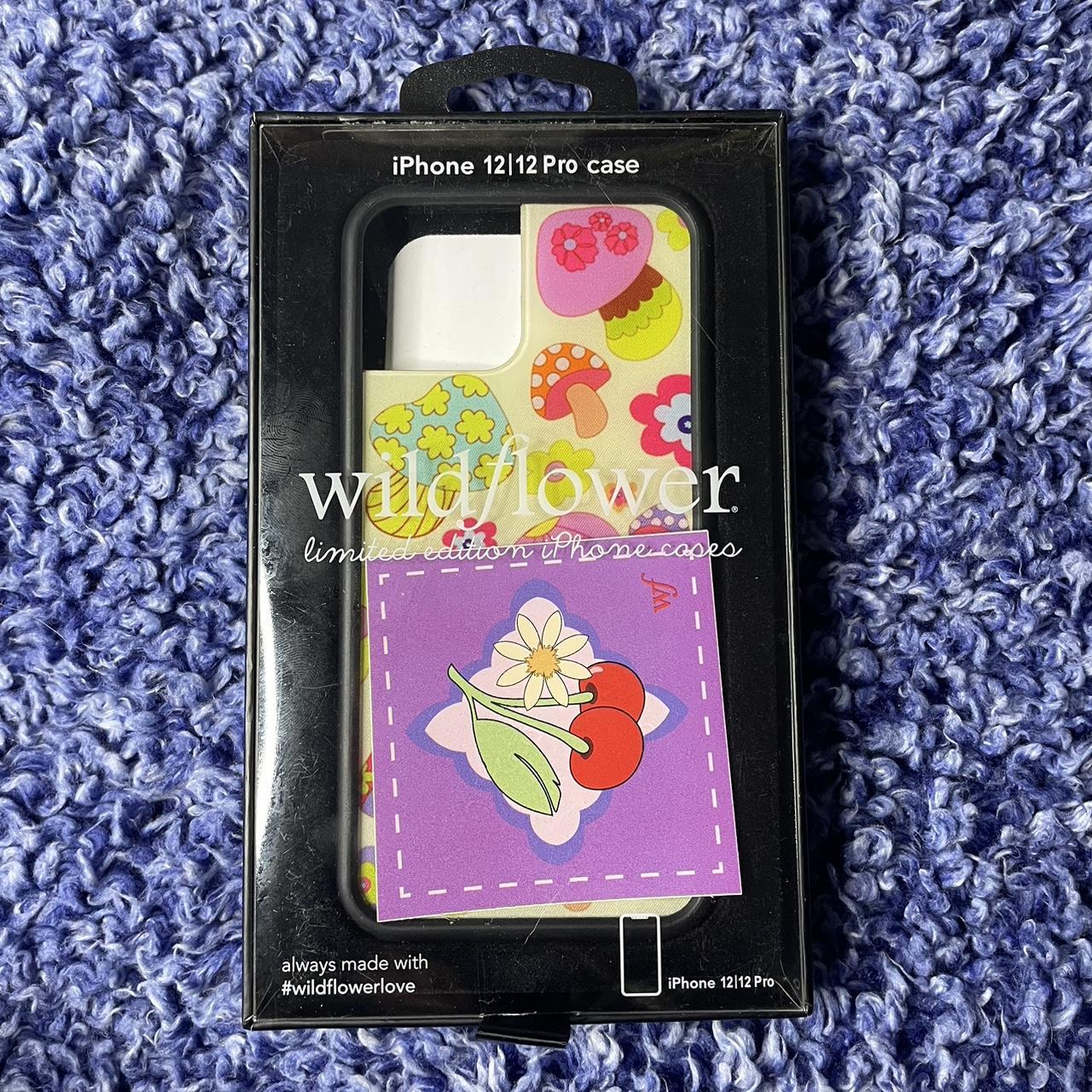 iphone 12 mushroom wildflower case with sticker... Depop