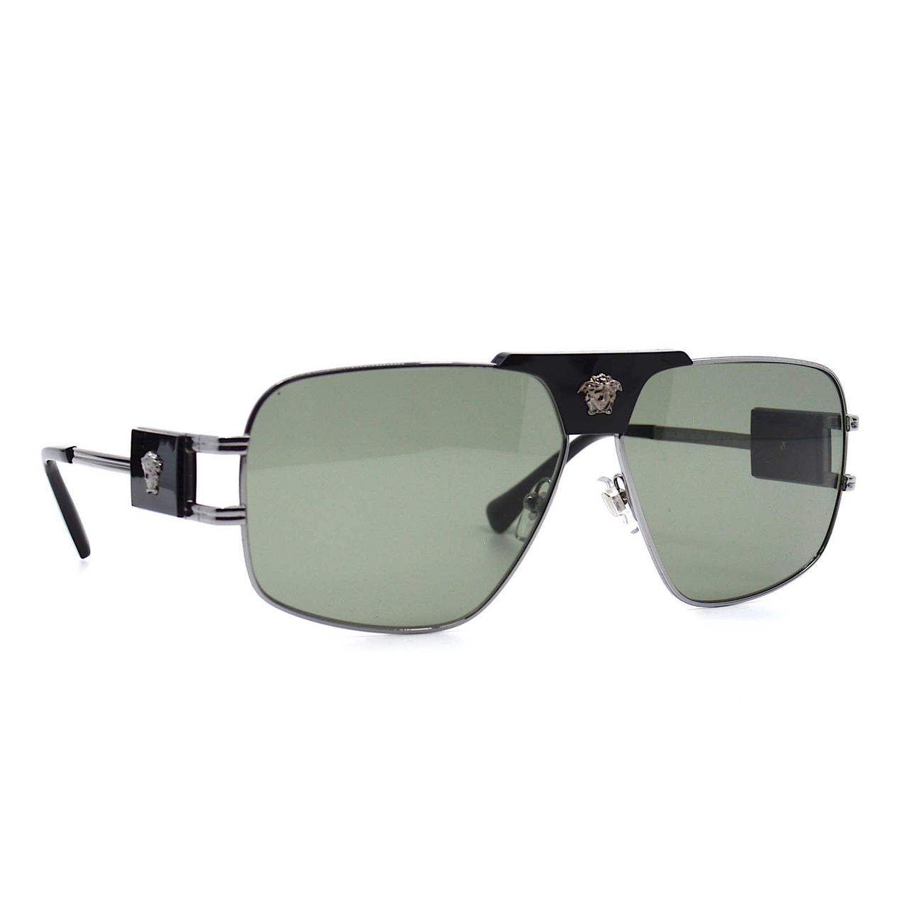 Buy VERSACE 0VE2232 Full-Rim UV-Protected Aviator Sunglasses | Black Color  Women | AJIO LUXE