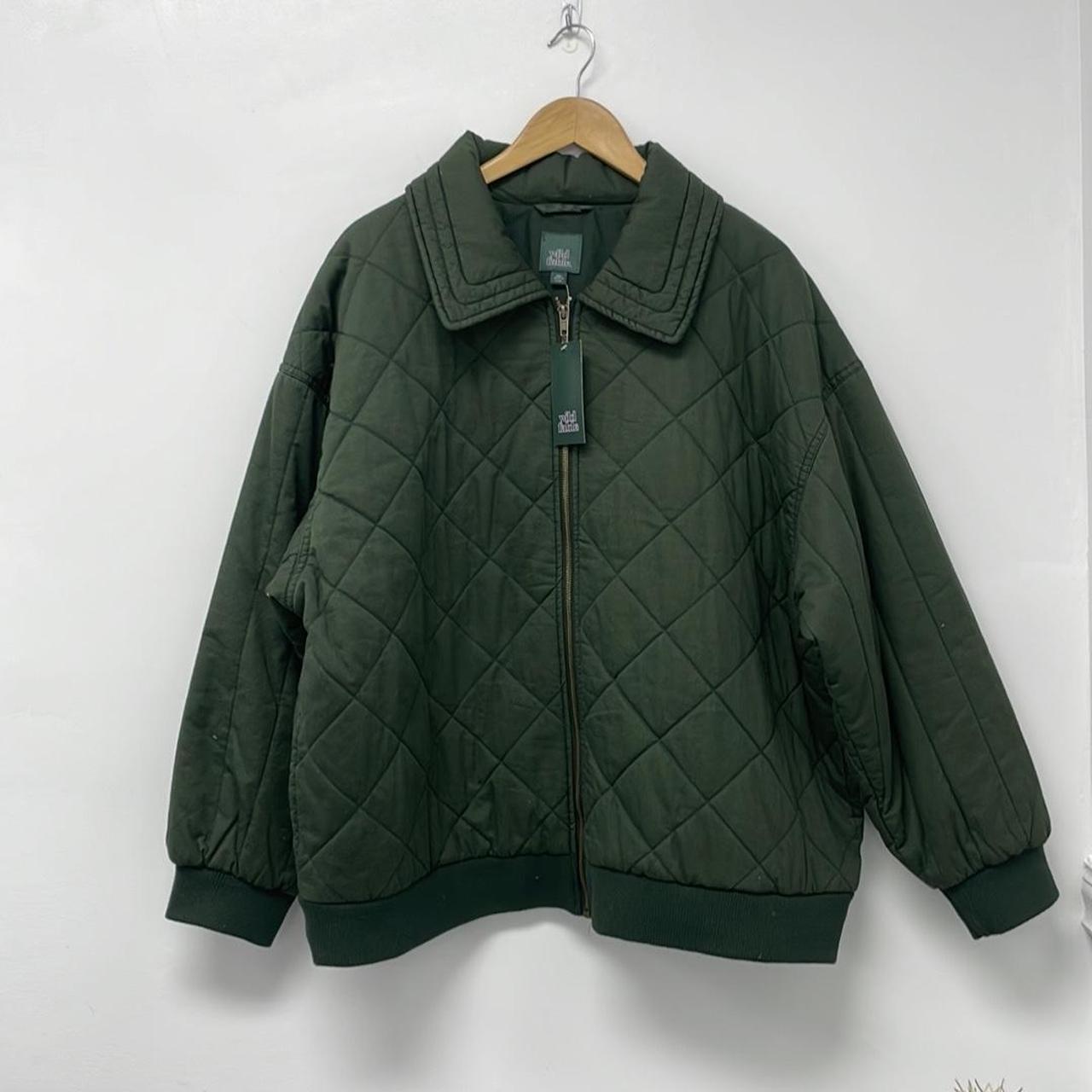 DESCRIPTION: Wild Fable Quilted Jacket Size - Depop