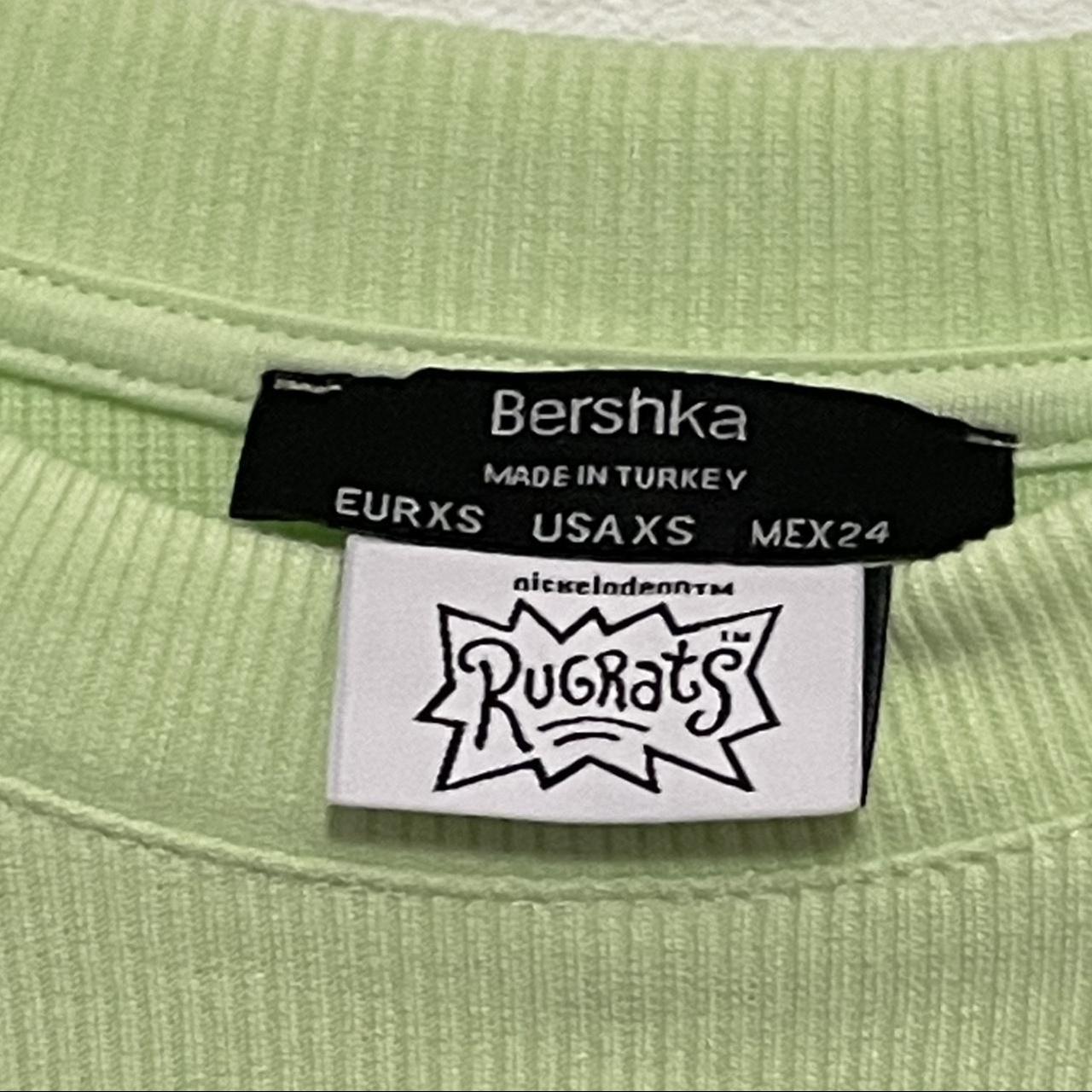 Bershka Green Rugrats Reptar T-shirt Size XS, 4-6... - Depop