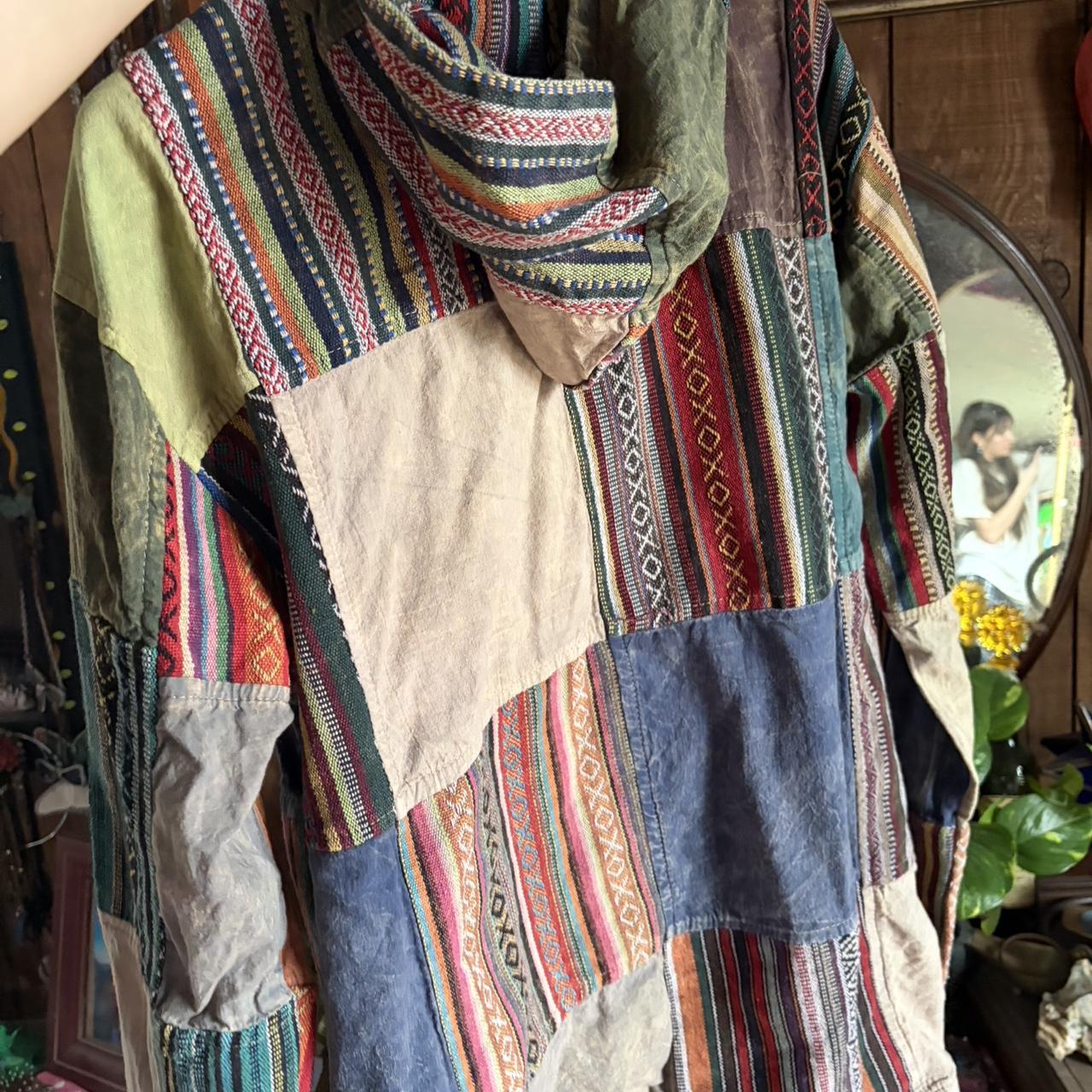 Women's Jacket - Multi - M – Jayli patchwork long… - image 3